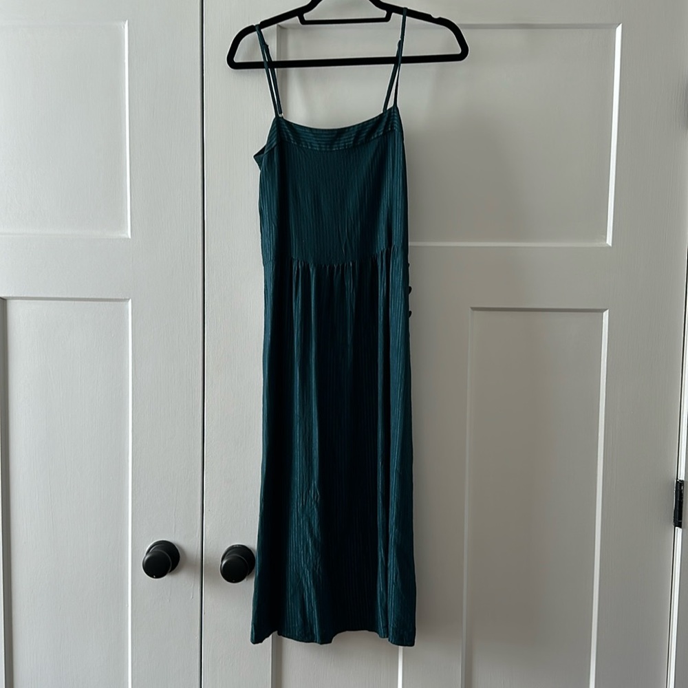 Des Petits Hauts Teal Sleeves dress size 1